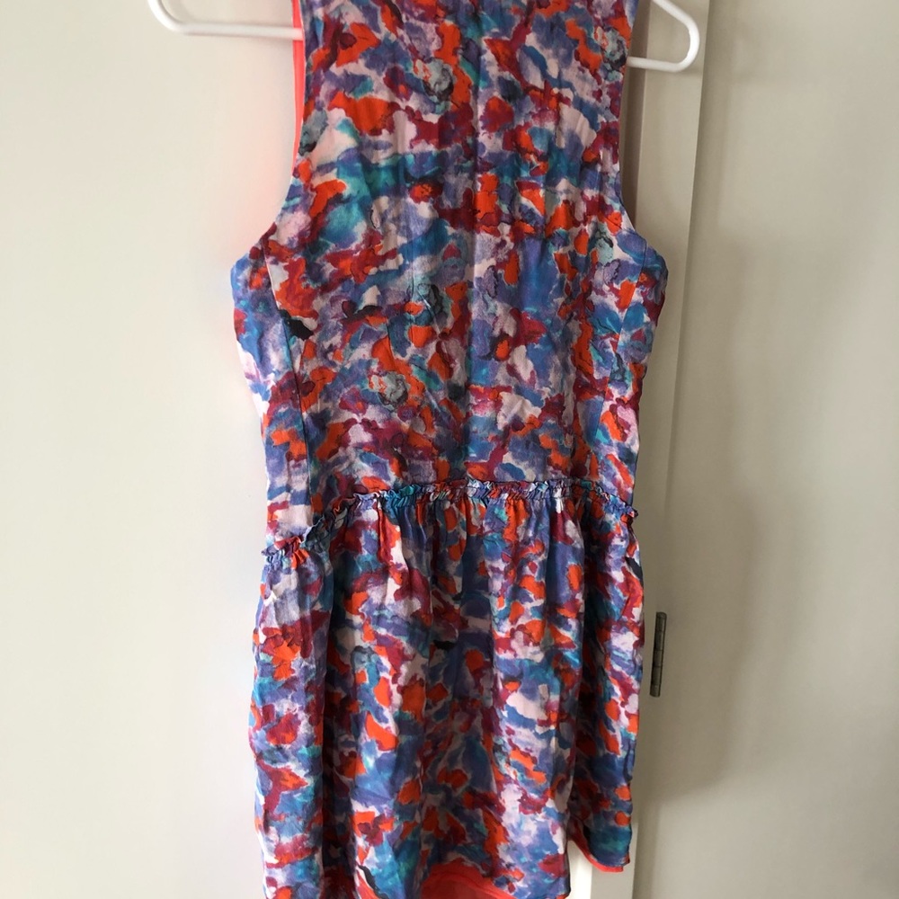 Floral print pattern dress